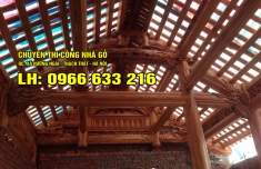 NHÀ GỖ XOAN 3 GIAN CỔ TRUYỀN